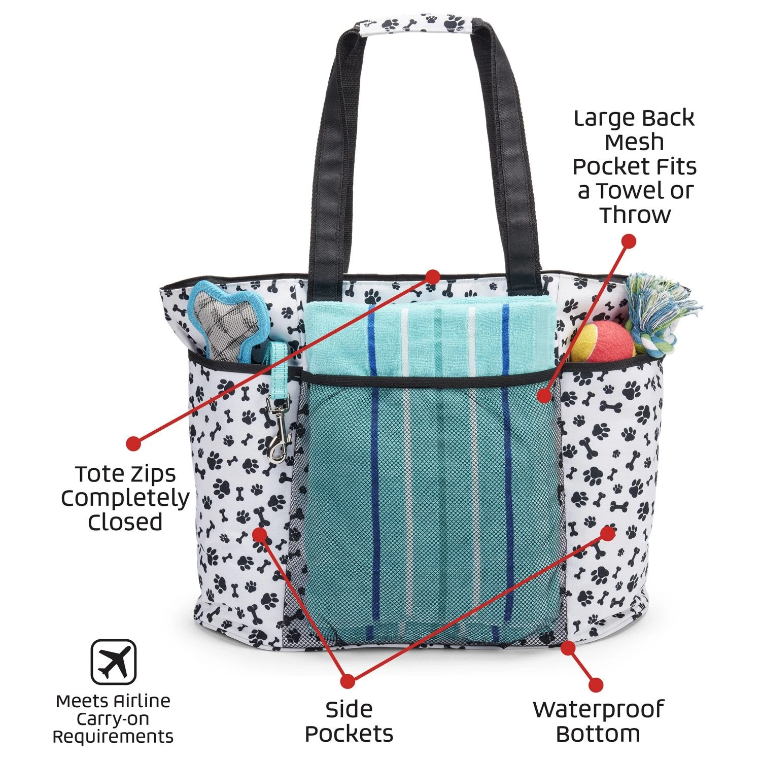 Mobile Dog Gear Dogssentials Tote Bag - Image 14