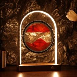 Moving Sand Lamp With Wireless Charger