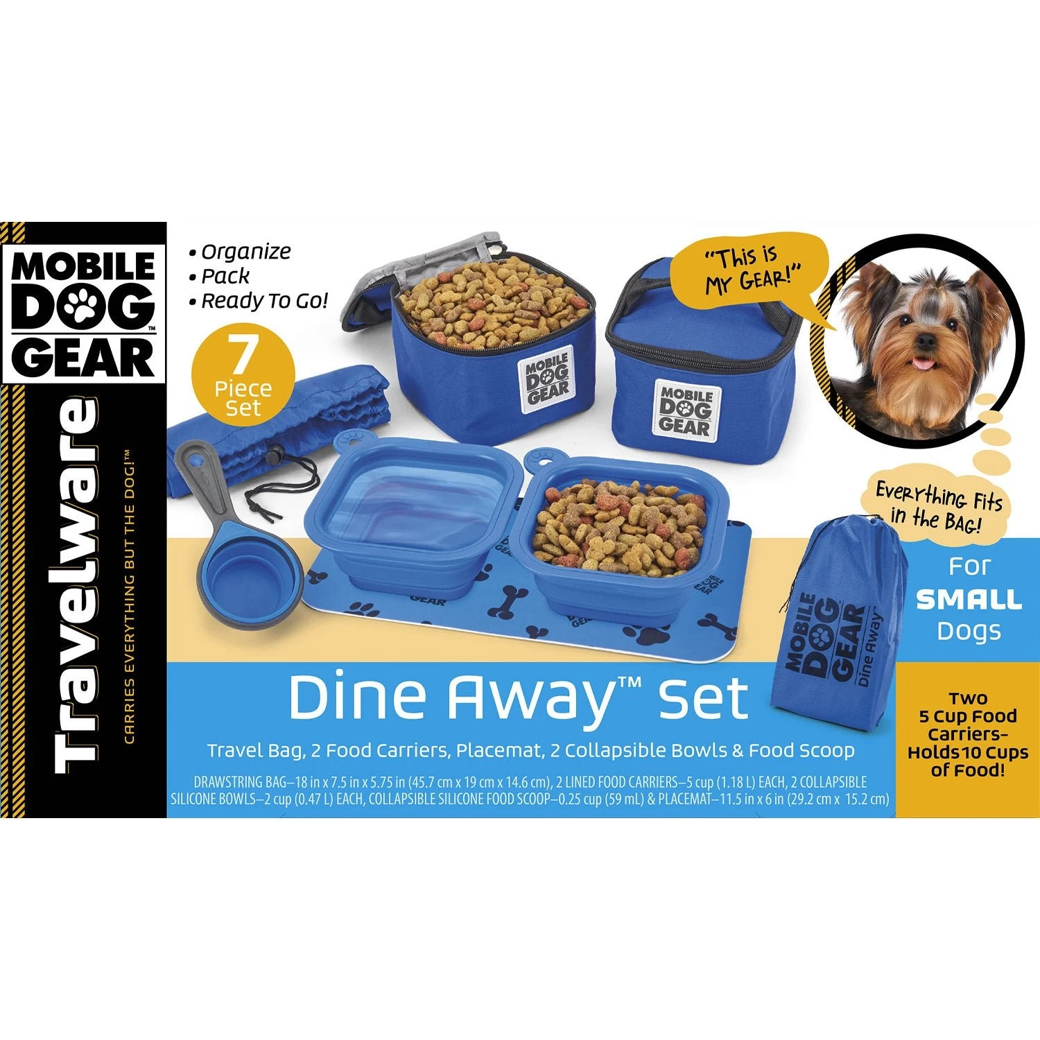 Mobile Dog Gear Dine Away® Bag (Small Dogs) - Image 11