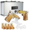 Pistol Decanter And Pistol Shot Glasses Set