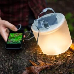 MPOWERD Luci Pro Lux: Solar Inflatable Lantern + Charger