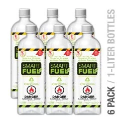 SmartFuel™ Liquid Bio Ethanol Fuel For Fireplaces 6 Pack