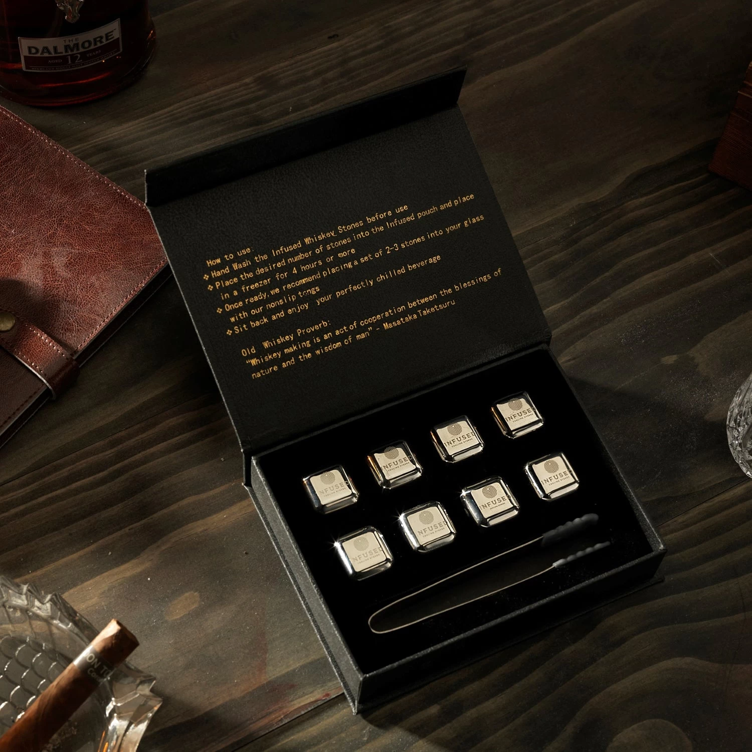 Luxury Whiskey Chilling Stone Gift Set - Image 4