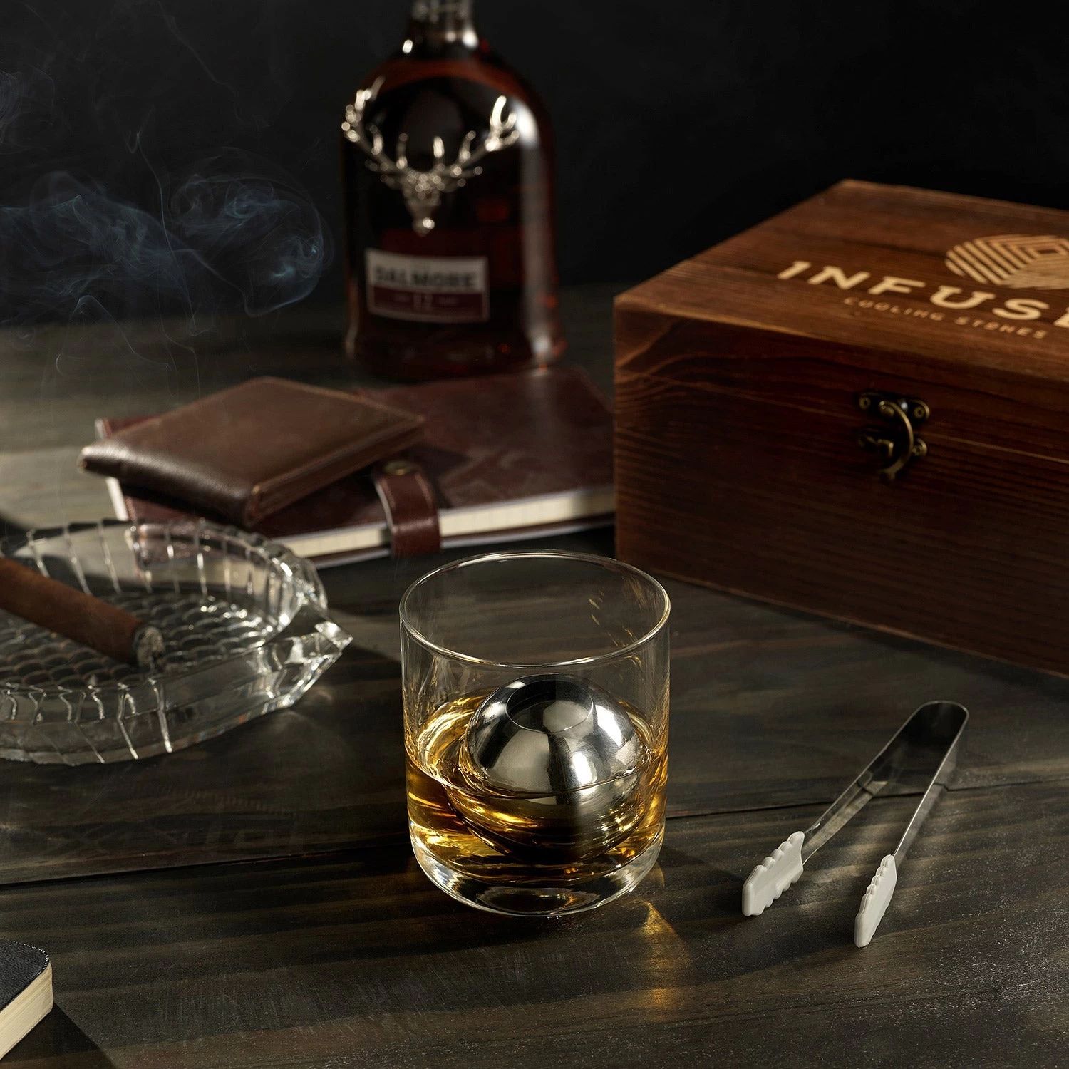 Extra Large Chilling Stone And Whiskey Glasses Gift Set - Image 5