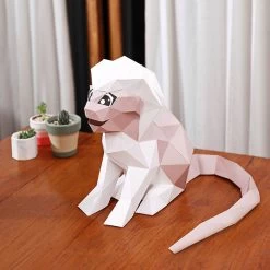 Tamarin 3D Paper Model