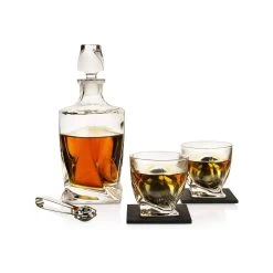 Whiskey Stones & Decanter Gift
