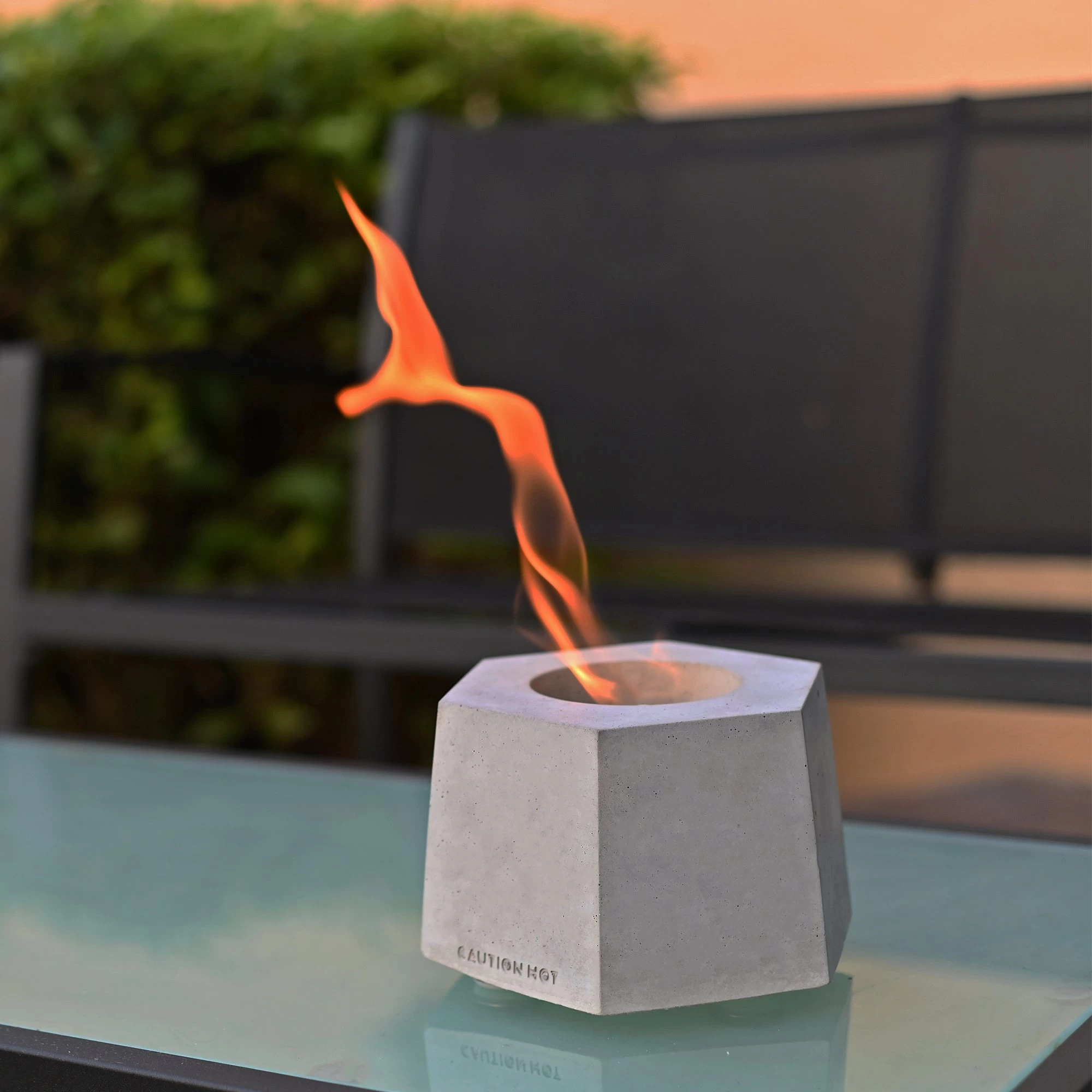 Colsen Hex Tesla Concrete Tabletop Fire Pit - Image 3
