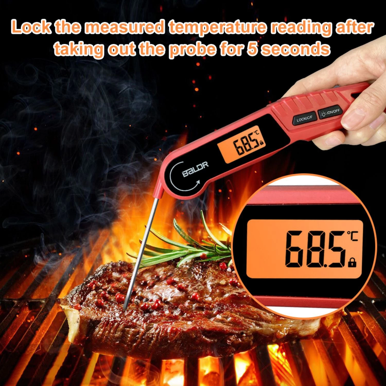 BALDR Digital Meat Thermometer - Image 5