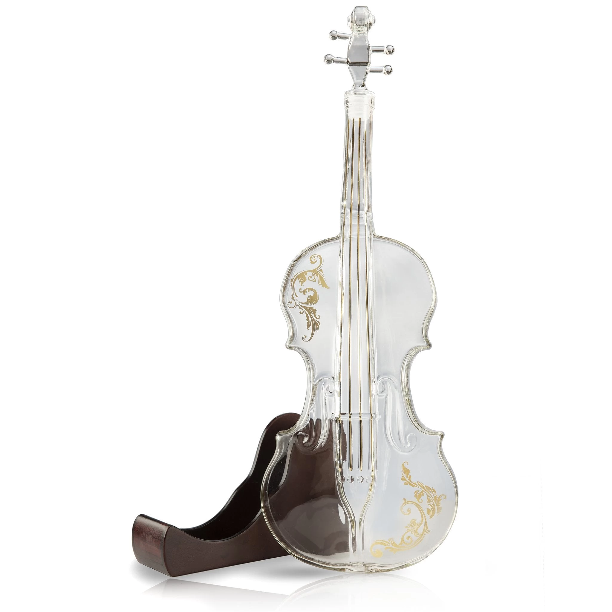 Glass Violin Decanter Set - Image 2