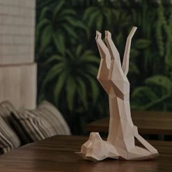 Yoga Cat 3D Paper Model
