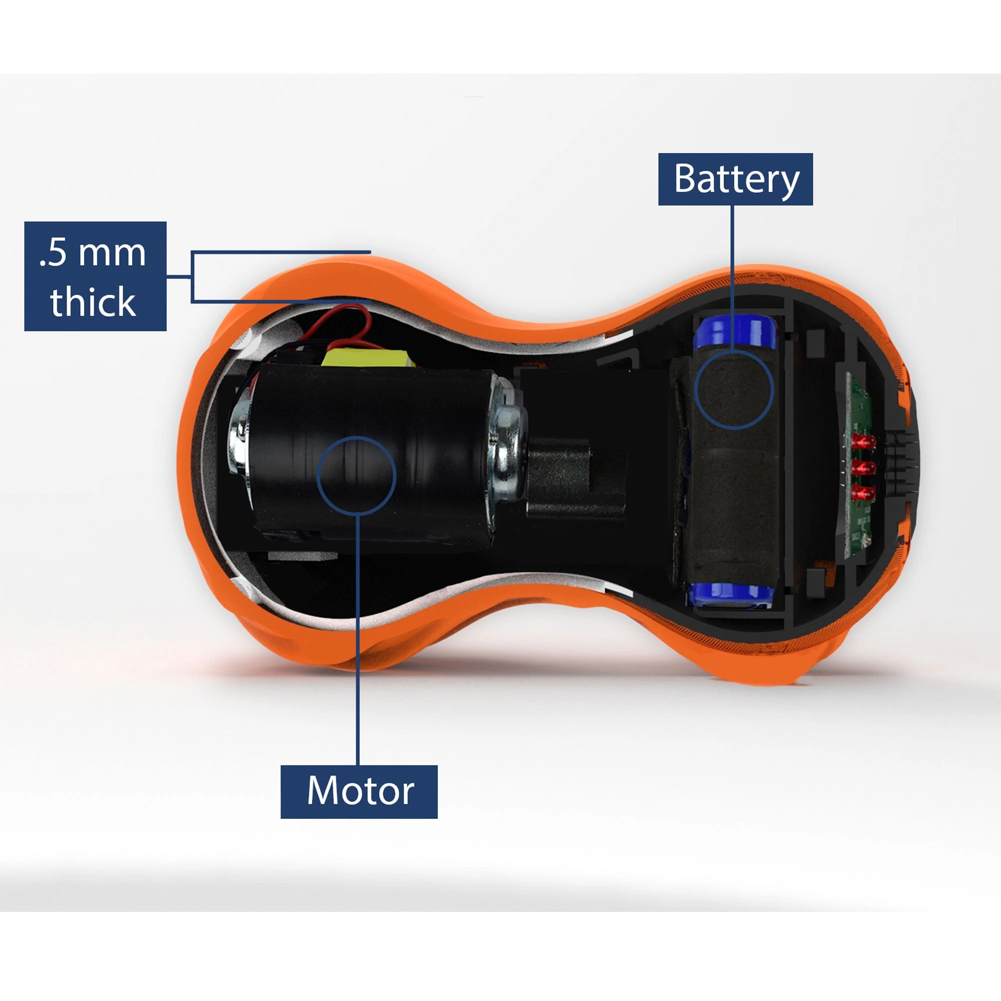 Zyllion Vibrating Peanut Massage Ball - Image 14