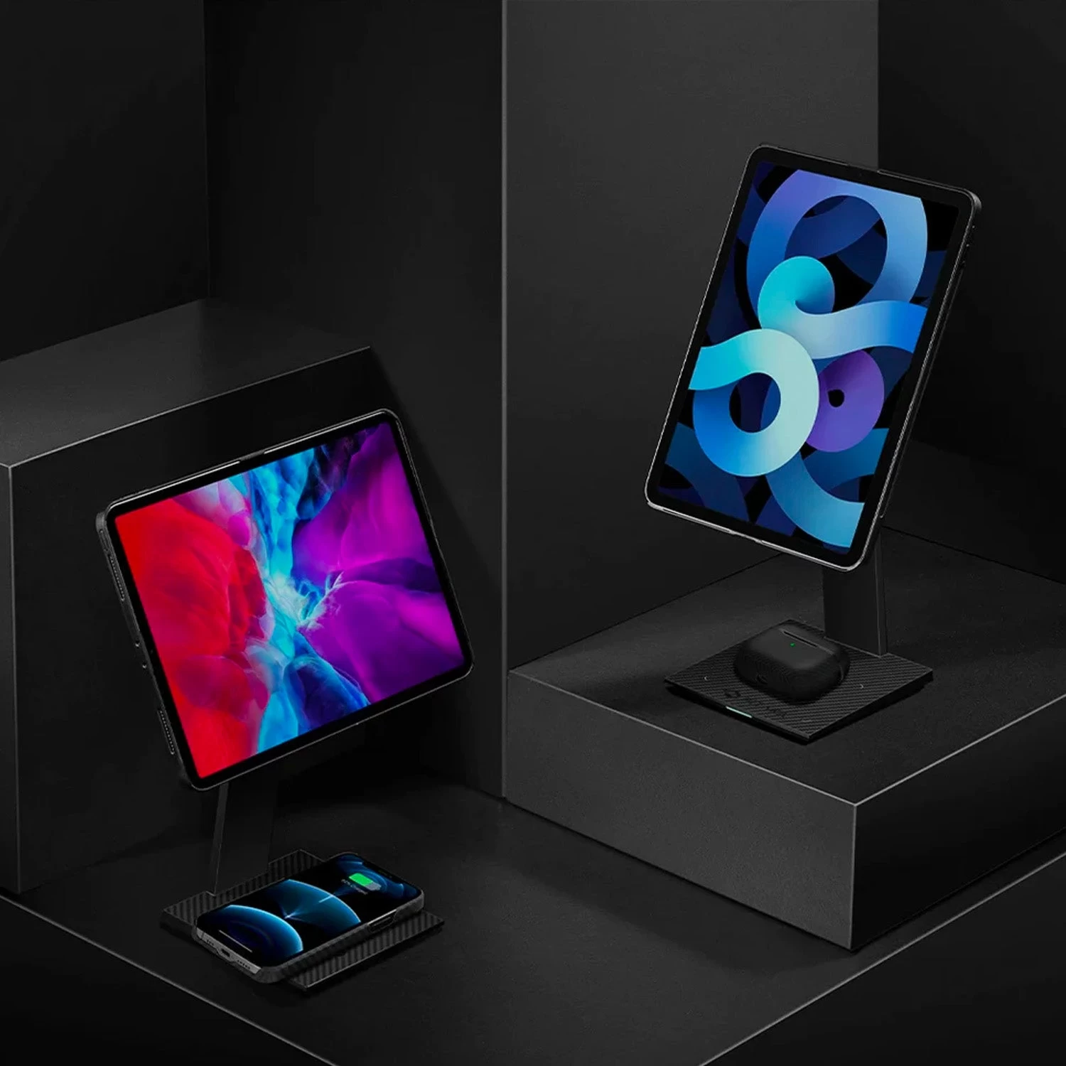 PITAKA IPad Pro Case And Magnetic Stand With Wireless Charging Base - Image 4