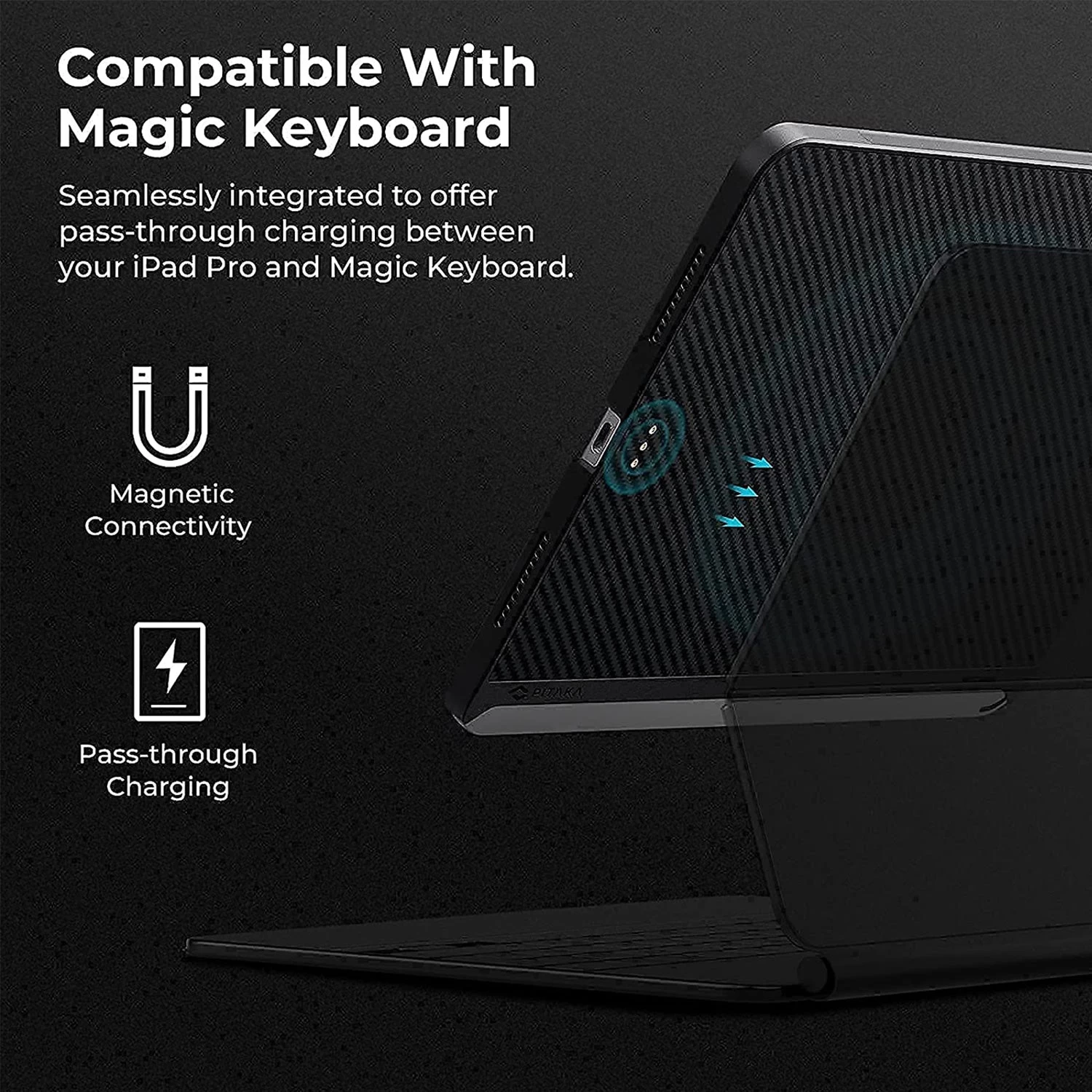 PITAKA IPad Pro Case And Magnetic Stand With Wireless Charging Base - Image 19