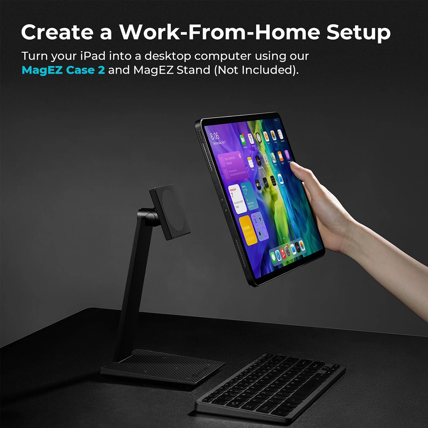 PITAKA IPad Pro Case And Magnetic Stand With Wireless Charging Base - Image 20