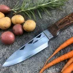 Folding Elite Chef Knife With Leather Case