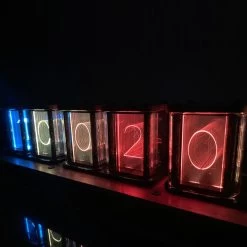 RGB Nixie Clock Table Decoration